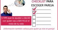 checklist para que escojas pareja