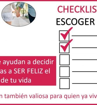 checklist para que escojas pareja